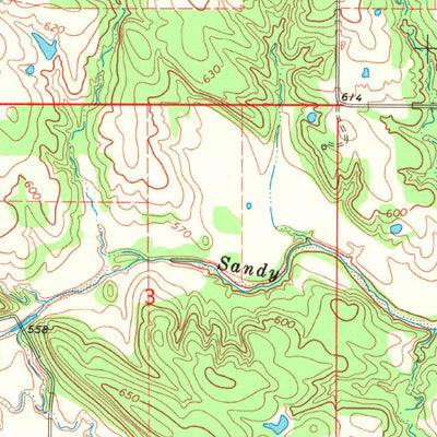 United States Geological Survey Boggy Depot, OK (1969, 24000-Scale) digital map