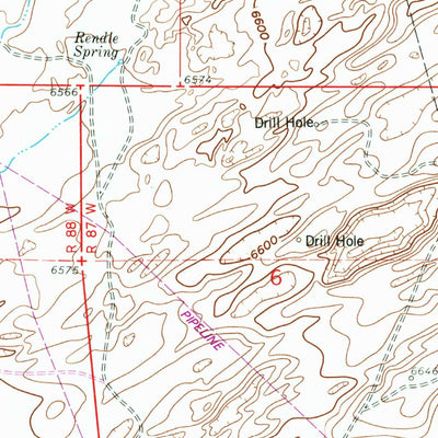 United States Geological Survey Boggy Meadows, WY (1960, 24000-Scale) digital map