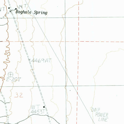 United States Geological Survey Boghole Spring, OR (1982, 24000-Scale) digital map
