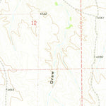 United States Geological Survey Bogie Draw, WY (1971, 24000-Scale) digital map