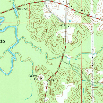 United States Geological Survey Bogue Chitto, MS (1972, 24000-Scale) digital map