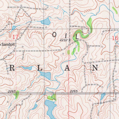 United States Geological Survey Bogue, KS (1979, 24000-Scale) digital map