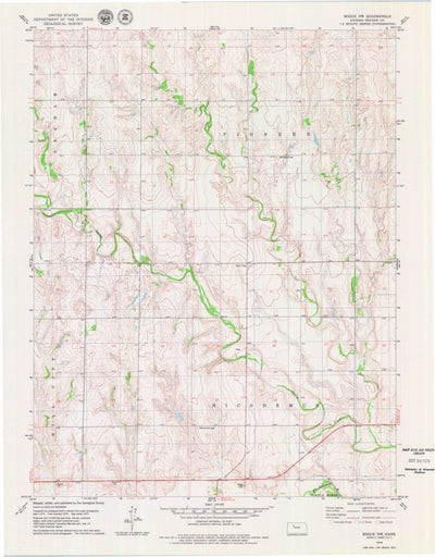 United States Geological Survey Bogue NW, KS (1979, 24000-Scale) digital map