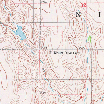 United States Geological Survey Bogue NW, KS (1979, 24000-Scale) digital map