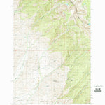 United States Geological Survey Bohannon Spring, ID-MT (1989, 24000-Scale) digital map