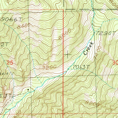 United States Geological Survey Bohannon Spring, ID-MT (1989, 24000-Scale) digital map
