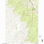 United States Geological Survey Bohannon Spring, ID-MT (1997, 24000-Scale) digital map