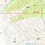 United States Geological Survey Bohannon Spring, ID-MT (1997, 24000-Scale) digital map