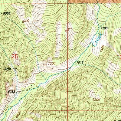 United States Geological Survey Bohannon Spring, ID-MT (1997, 24000-Scale) digital map