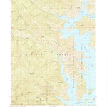 United States Geological Survey Bohemotash Mountain, CA (1990, 24000-Scale) digital map