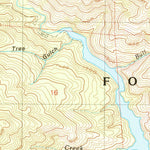 United States Geological Survey Bohemotash Mountain, CA (1990, 24000-Scale) digital map