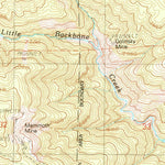 United States Geological Survey Bohemotash Mountain, CA (1990, 24000-Scale) digital map