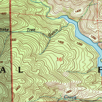 United States Geological Survey Bohemotash Mountain, CA (1998, 24000-Scale) digital map