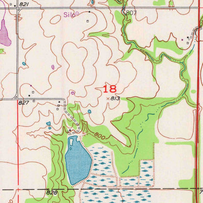 United States Geological Survey Boicourt, KS (1957, 24000-Scale) digital map