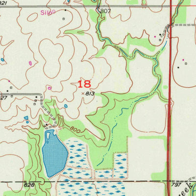 United States Geological Survey Boicourt, KS (1986, 24000-Scale) digital map