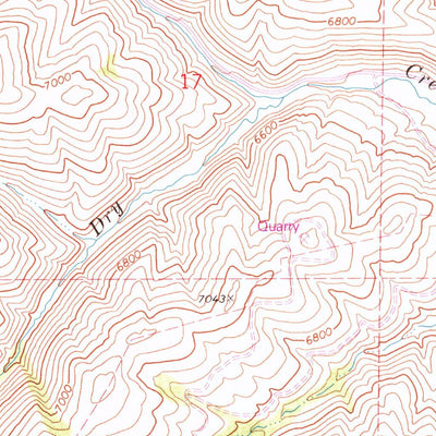 United States Geological Survey Boies Reservoir, NV (1968, 24000-Scale) digital map