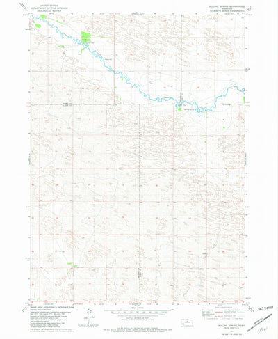 United States Geological Survey Boiling Spring, NE (1981, 24000-Scale) digital map