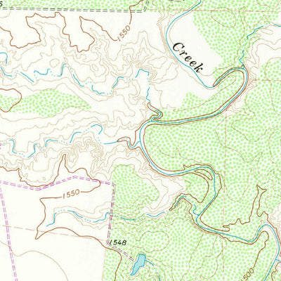 United States Geological Survey Boiling Spring, TX (1968, 24000-Scale) digital map