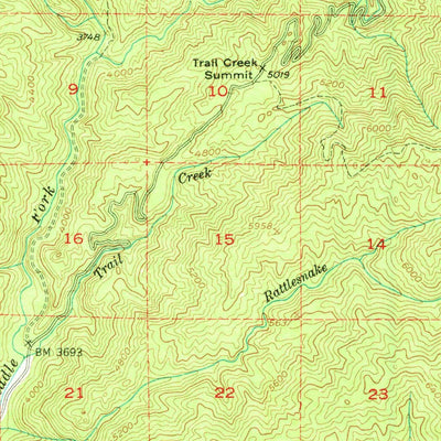 United States Geological Survey Boiling Springs, ID (1953, 62500-Scale) digital map