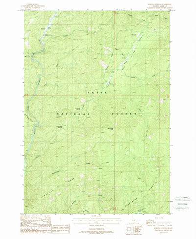 United States Geological Survey Boiling Springs, ID (1988, 24000-Scale) digital map