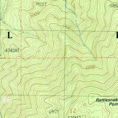 United States Geological Survey Boiling Springs, ID (1988, 24000-Scale) digital map