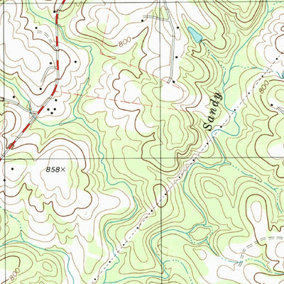 United States Geological Survey Boiling Springs North, NC (2002, 24000-Scale) digital map