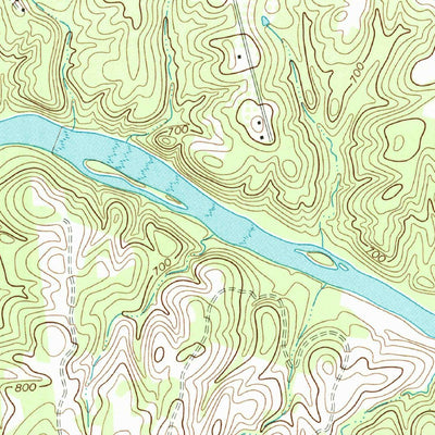 United States Geological Survey Boiling Springs South, NC-SC (1971, 24000-Scale) digital map