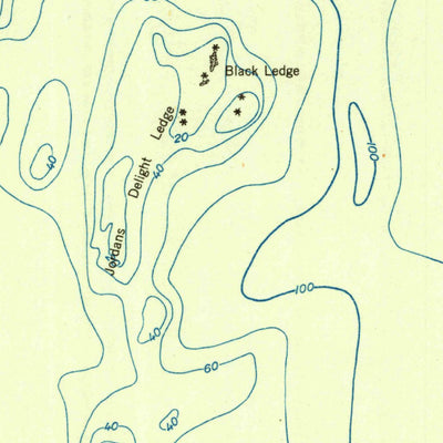 United States Geological Survey Bois Bubert, ME (1950, 24000-Scale) digital map