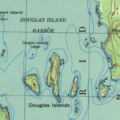 United States Geological Survey Bois Bubert, ME (1953, 25000-Scale) digital map