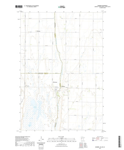 United States Geological Survey Boisberg, MN (2022, 24000-Scale) digital map