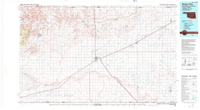 United States Geological Survey Boise City, OK-CO-TX-KS (1982, 100000-Scale) digital map