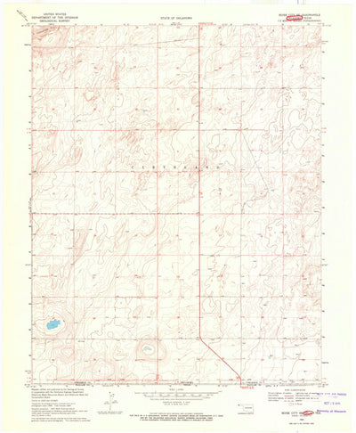 United States Geological Survey Boise City SE, OK-TX (1969, 24000-Scale) digital map