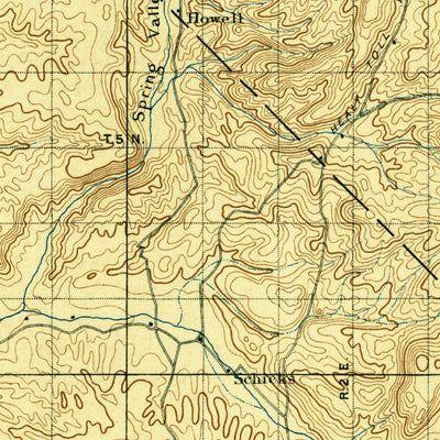 United States Geological Survey Boise, ID (1897, 125000-Scale) digital map
