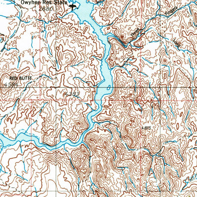 United States Geological Survey Boise, ID-OR (1955, 250000-Scale) digital map