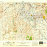United States Geological Survey Boise, ID-OR (1958, 250000-Scale) digital map