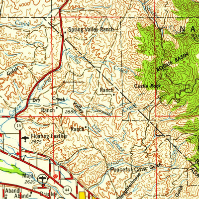 United States Geological Survey Boise, ID-OR (1958, 250000-Scale) digital map