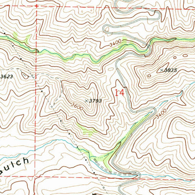 United States Geological Survey Boise North, ID (1972, 24000-Scale) digital map