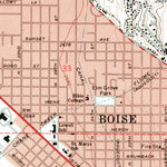 United States Geological Survey Boise North, ID (1972, 24000-Scale) digital map
