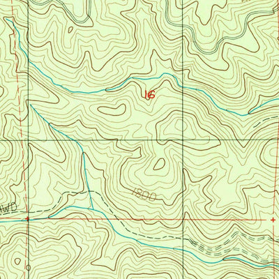 United States Geological Survey Boistfort Peak, WA (1986, 24000-Scale) digital map