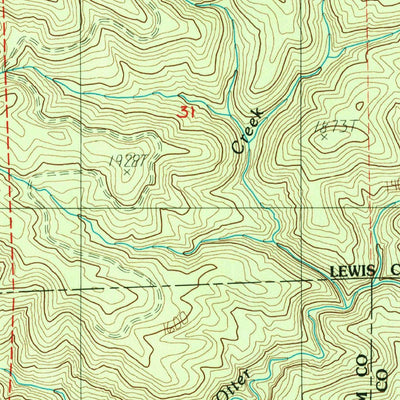 United States Geological Survey Boistfort Peak, WA (1986, 24000-Scale) digital map