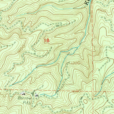 United States Geological Survey Boistfort, WA (1986, 24000-Scale) digital map