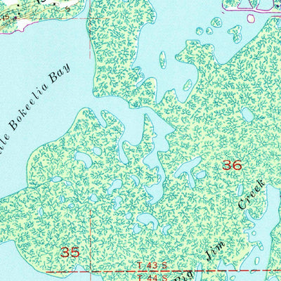 United States Geological Survey Bokeelia, FL (1958, 24000-Scale) digital map