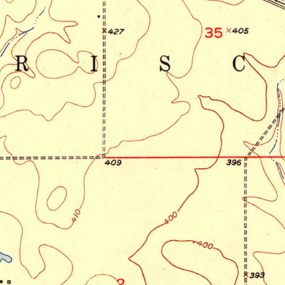 United States Geological Survey Bokhoma, OK (1951, 24000-Scale) digital map
