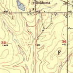 United States Geological Survey Bokhoma, OK (1951, 24000-Scale) digital map