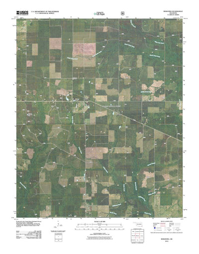 United States Geological Survey Bokhoma, OK (2010, 24000-Scale) digital map