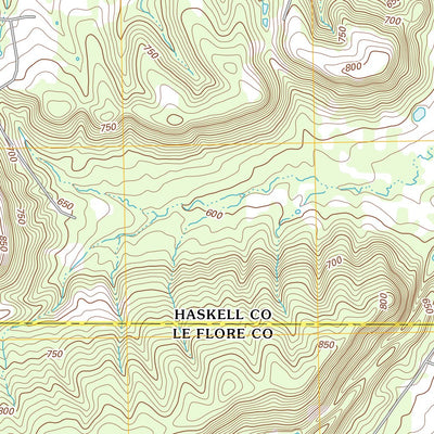 United States Geological Survey Bokoshe, OK (2012, 24000-Scale) digital map