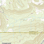 United States Geological Survey Bokoshe, OK (2022, 24000-Scale) digital map