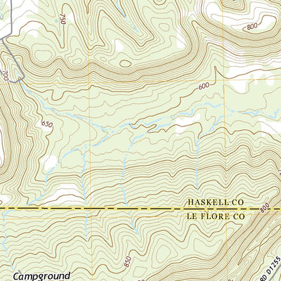 United States Geological Survey Bokoshe, OK (2022, 24000-Scale) digital map