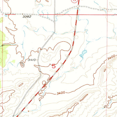 United States Geological Survey Boland Ridge, SD (1957, 24000-Scale) digital map