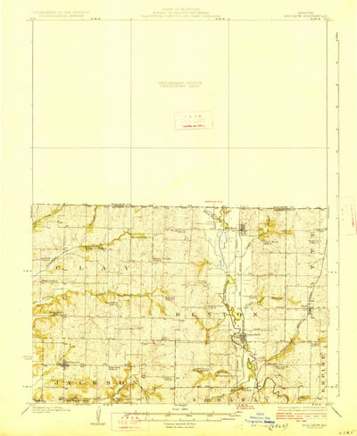 United States Geological Survey Bolckow, MO (1927, 62500-Scale) digital map